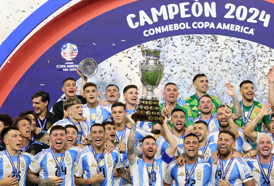 Argentina é atual campeã da Copa América. Foto: Divulgação / AFA