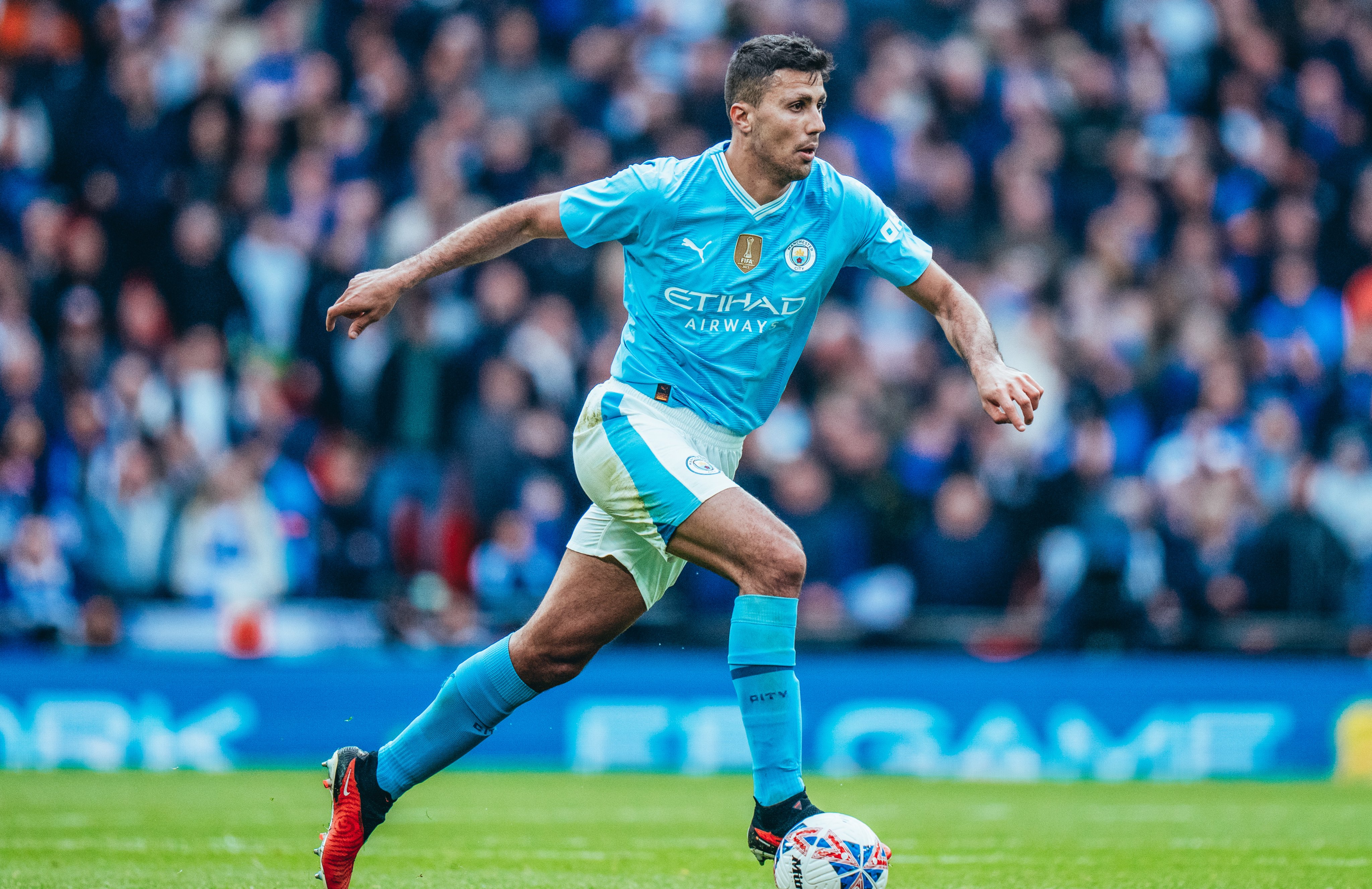 Rodri desbanca Vini Jr e leva a Bola de Ouro. Foto: Divulgação / Manchester City